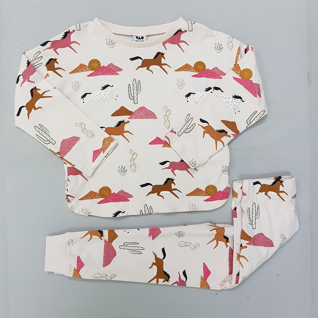 ست دخترانه 29637 سایز 2 تا 14 سال مارک TapeaLoeil   *