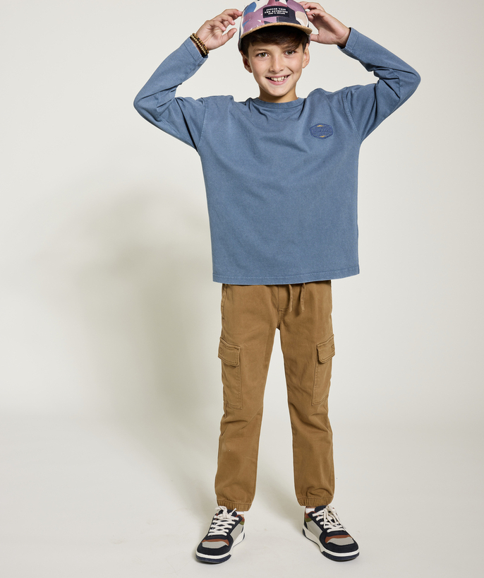 شلوار کتان 29951 سایز 2 تا 14 سال مارک Tapea Loeil