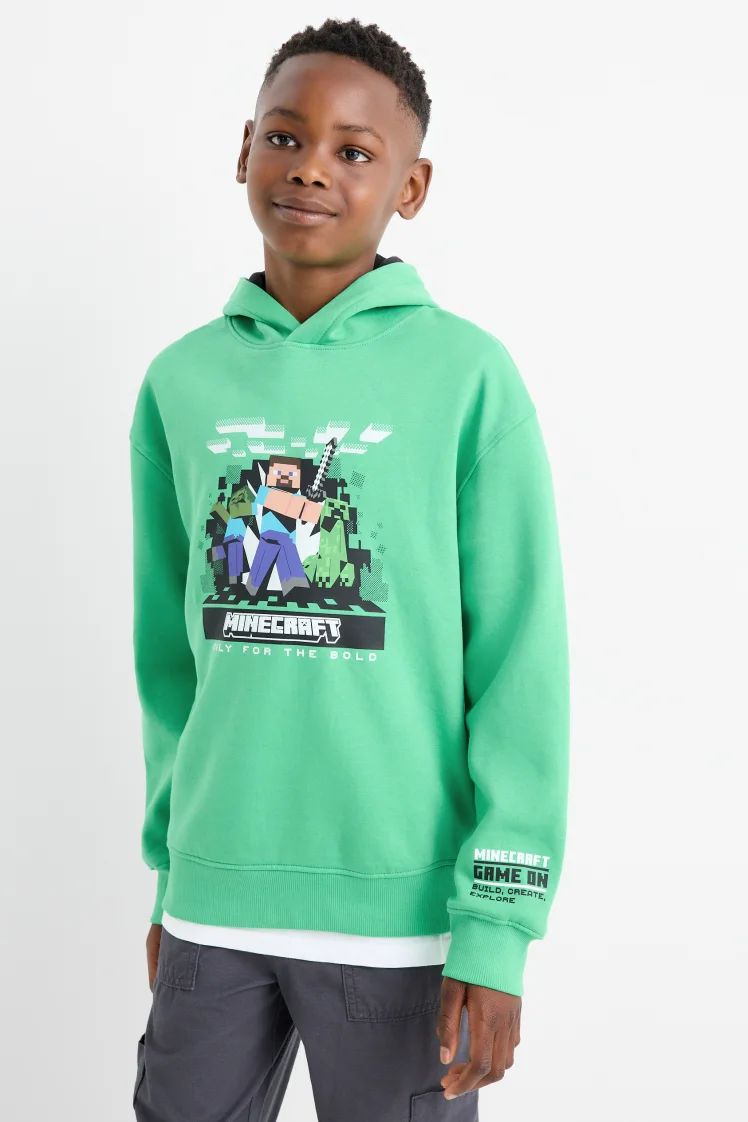 هودی پسرانه 29908 سایز 8 تا 15 سال مارک Mini Craft   *