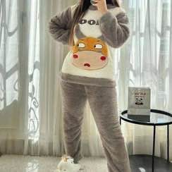 ست تدی پتویی طرح گاوی دخترانه کد 418814