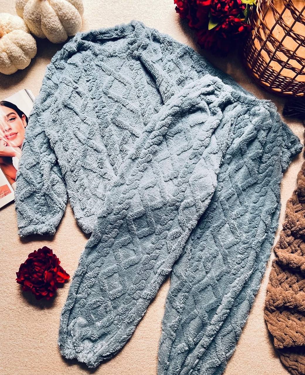 ست تدی گرم بالا زنانه کد 418830