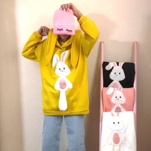 هودی خرگوشی دخترانه کد 418839