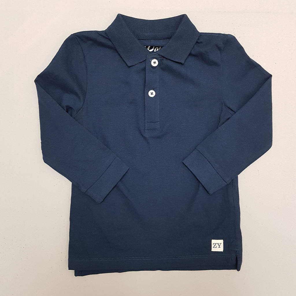 بلوز یقه دار پسرانه 29916 سایز 12 ماه تا 14 سال مارک ZY