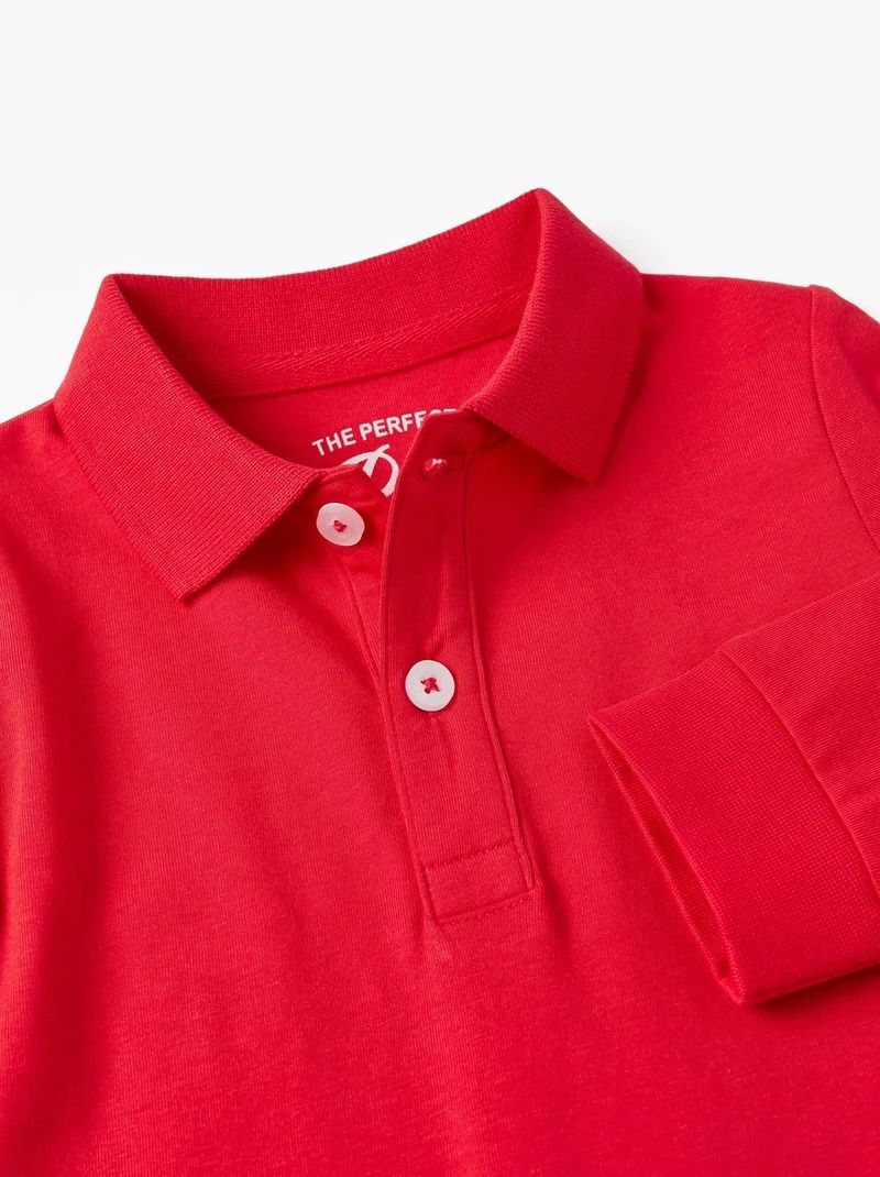 بلوز یقه دار پسرانه 29916 سایز 12 ماه تا 14 سال مارک ZY