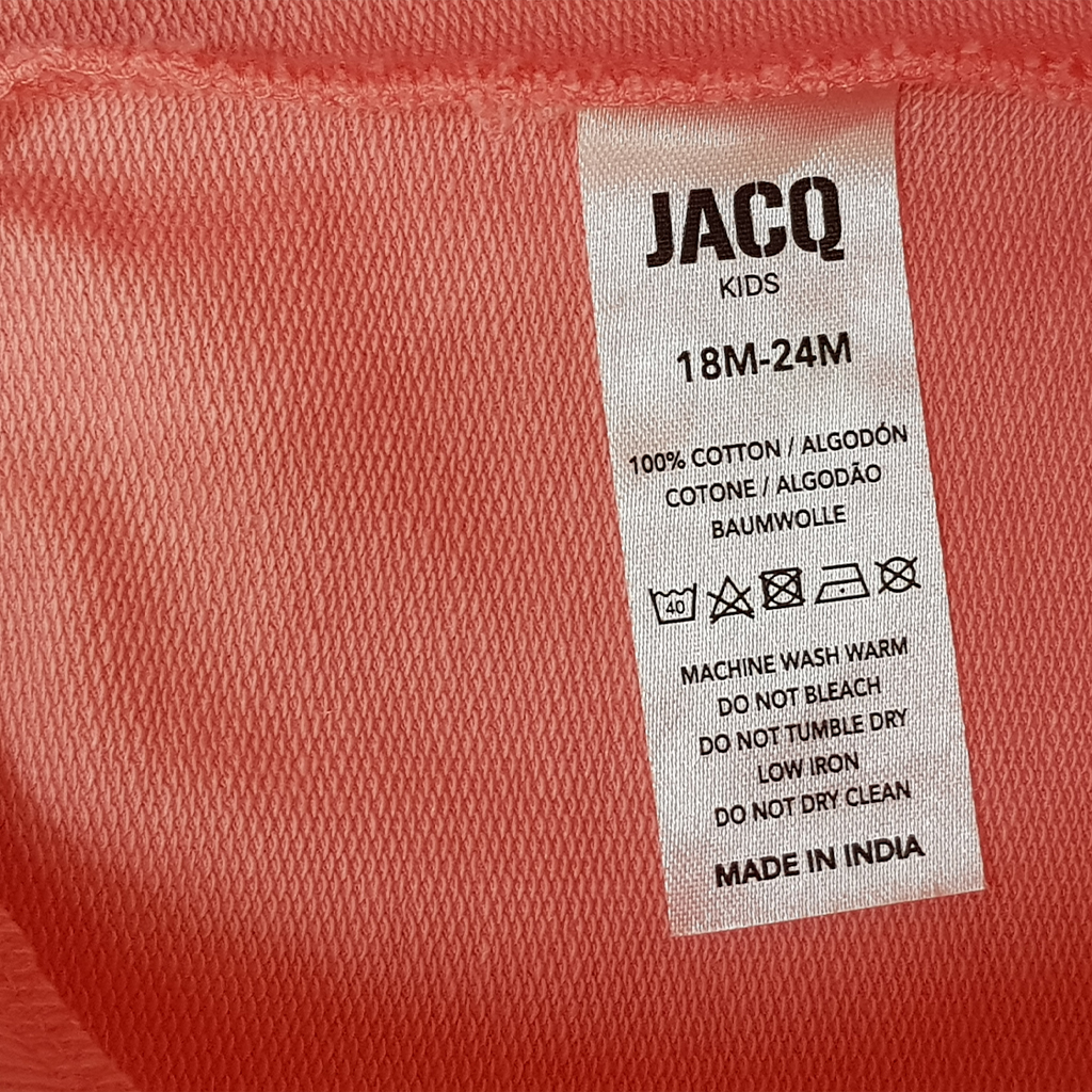 ست پلیور و شلوار دخترانه 30022 سایز 9 ماه تا 11 سال مارک JACQ