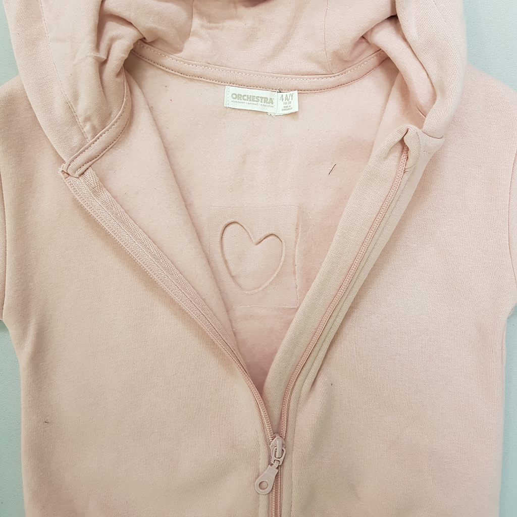 ست سویشرت شلوار دخترانه 29655 سایز 4 تا 12 سال مارک Orchestra