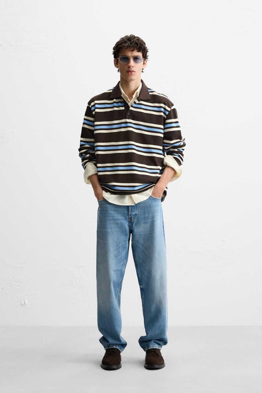 بلوز یقه دار مردانه 29903 مارک ZARA