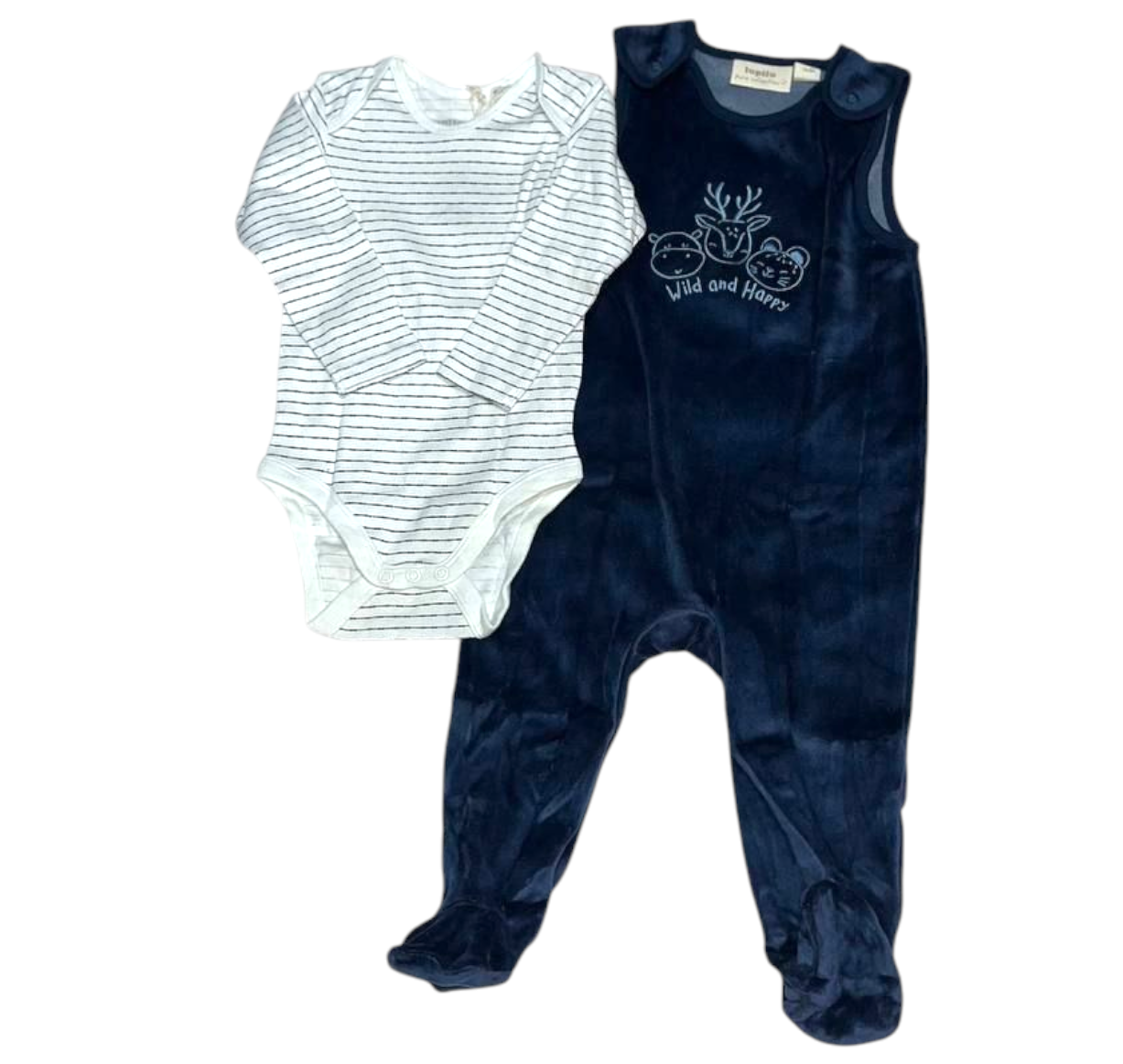 ست 2 تکه زیر دکمه و بیلر نوزادی برند لوپیلو کد 2205684