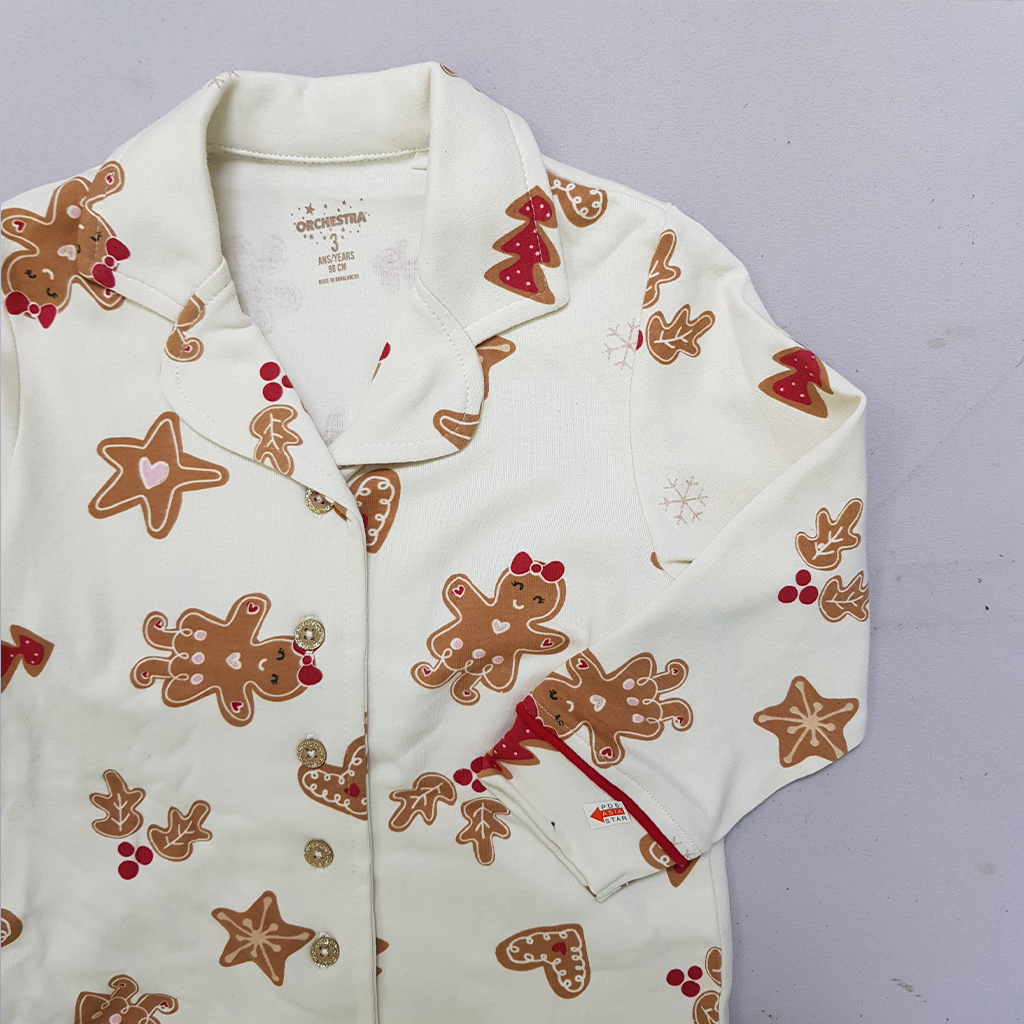 ست راحتی 30044 سایز 3 تا 12 سال کد 1 مارک Orchestra