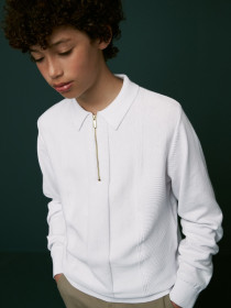 بافت نیم زیپ بچگانه 30131 سایز 3 تا 16 سال مارک NEXT