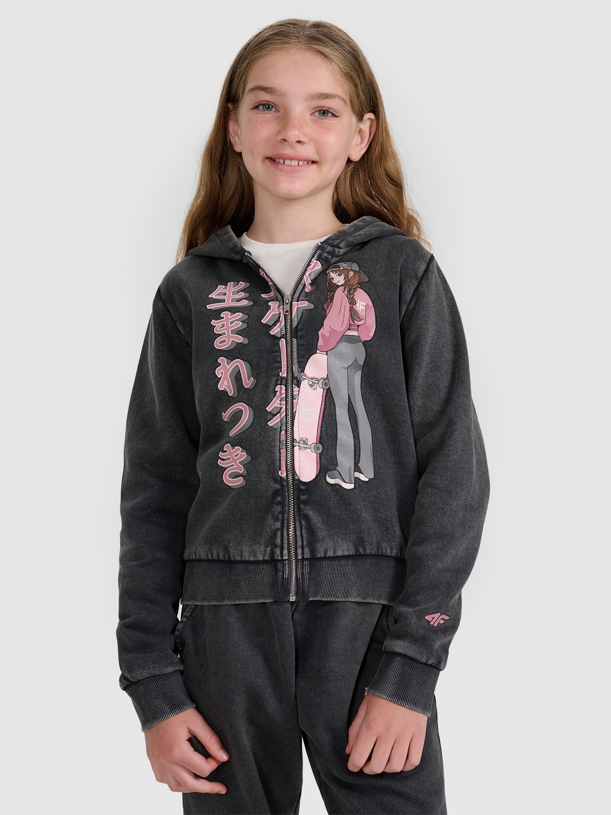 سویشرت دخترانه 30259 سایز 8 تا 14 سال مارک 4f