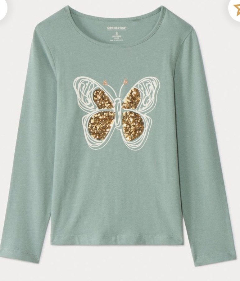 بلوز دخترانه 30279 سایز 3 تا 14 سال مارک Orchestra