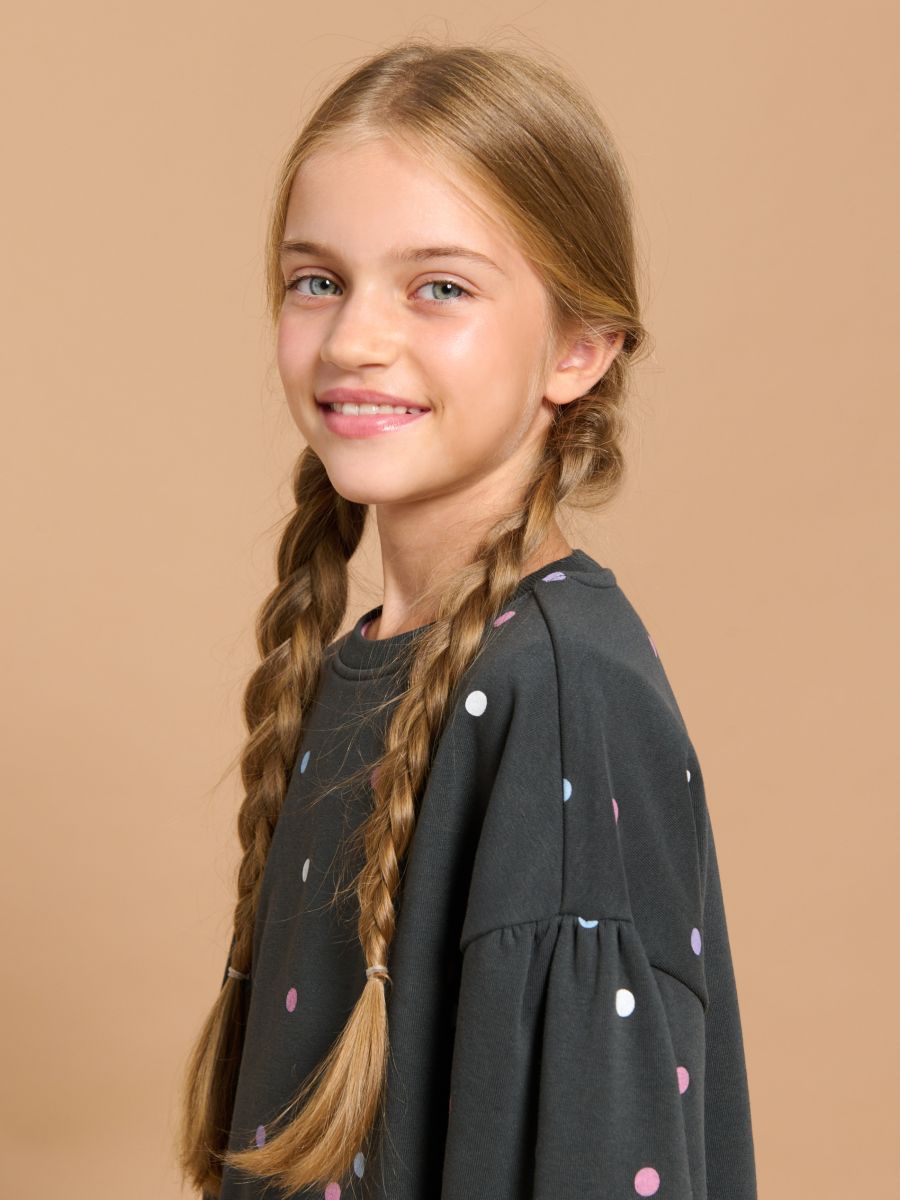 پلیور دخترانه 30298 سایز 3 تا 10 سال مارک SINSAY