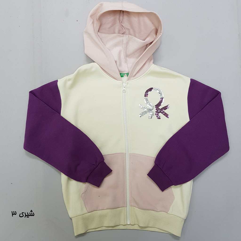 سویشرت دخترانه 30249 سایز 4 تا 14 سال مارک United Colors Of Benetton