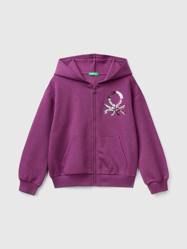 سویشرت دخترانه 30249 سایز 4 تا 14 سال مارک United Colors Of Benetton