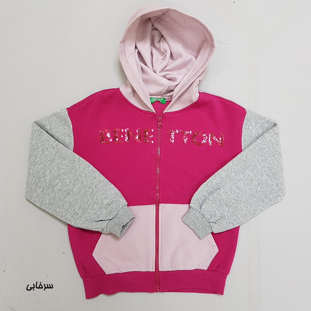 سویشرت دخترانه 30249 سایز 4 تا 14 سال مارک United Colors Of Benetton