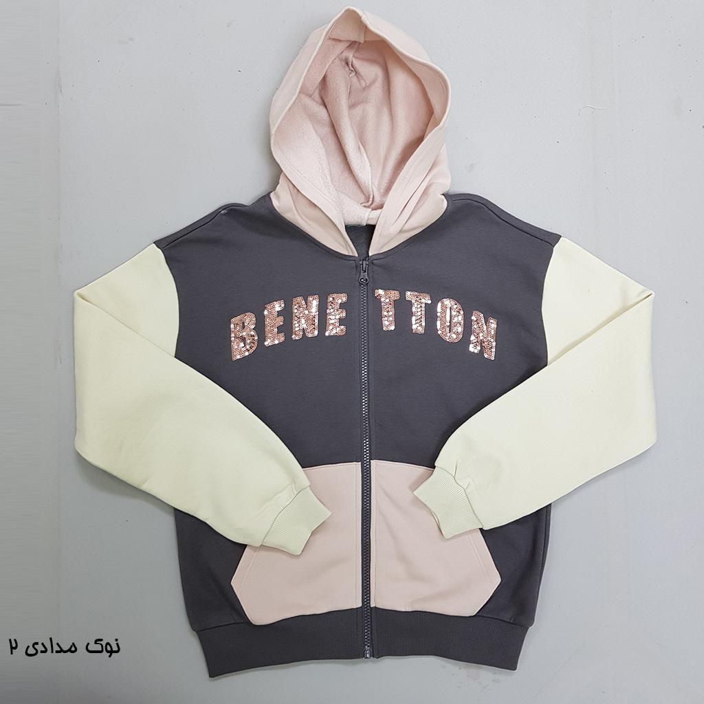 سویشرت دخترانه 30249 سایز 4 تا 14 سال مارک United Colors Of Benetton