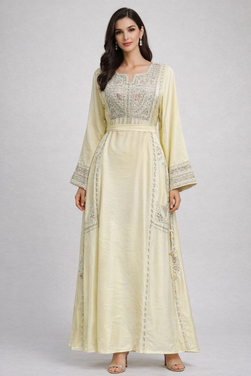 لباس بلند نخی زنانه کد 419138