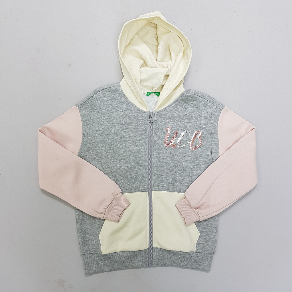 سویشرت دخترانه 30250 سایز 6 تا 14 سال کد 3 مارک United Colors Of Benetton