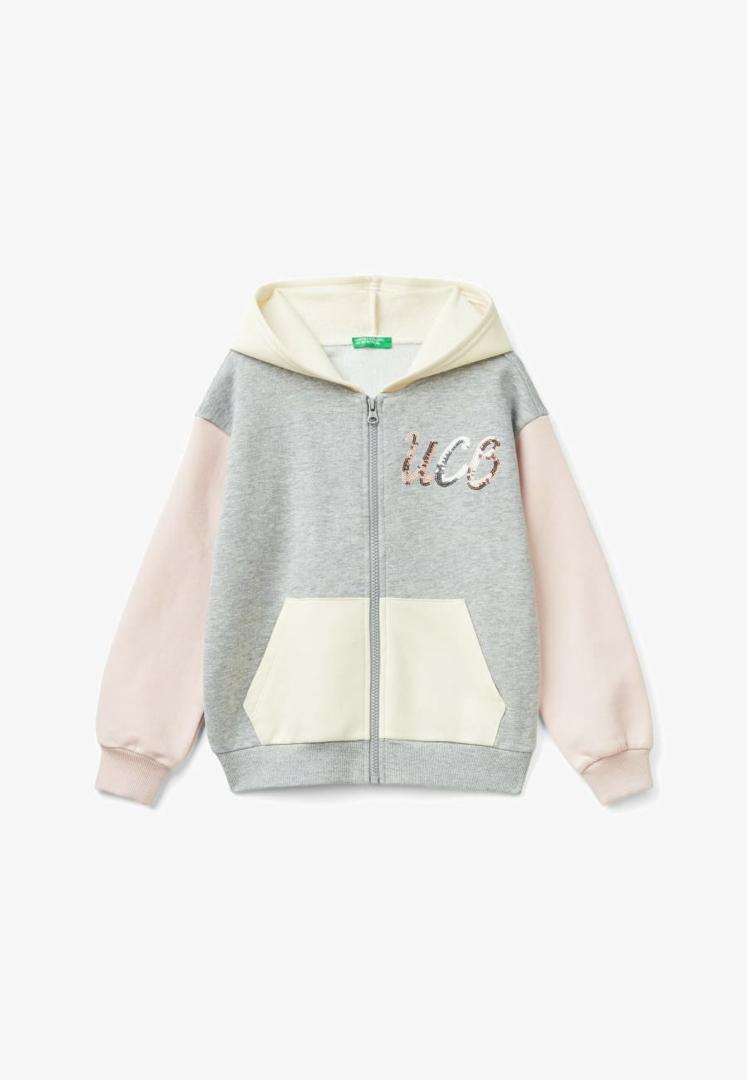 سویشرت دخترانه 30250 سایز 6 تا 14 سال کد 3 مارک United Colors Of Benetton