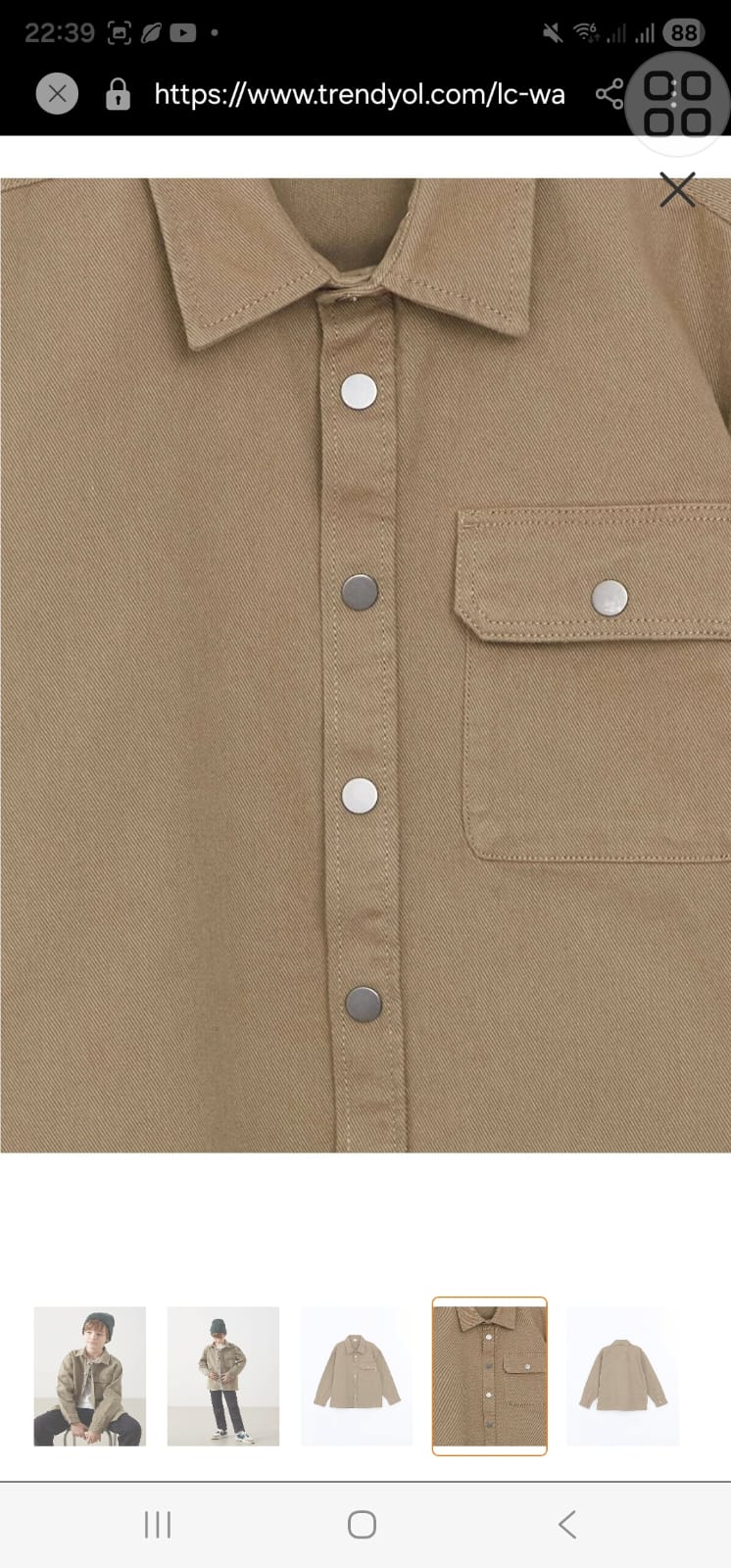 کت جینز پسرانه 30227 سایز 5 تا 14 سال مارک LC WAIKIKI