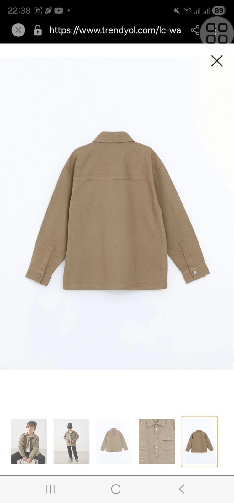 کت جینز پسرانه 30227 سایز 5 تا 14 سال مارک LC WAIKIKI