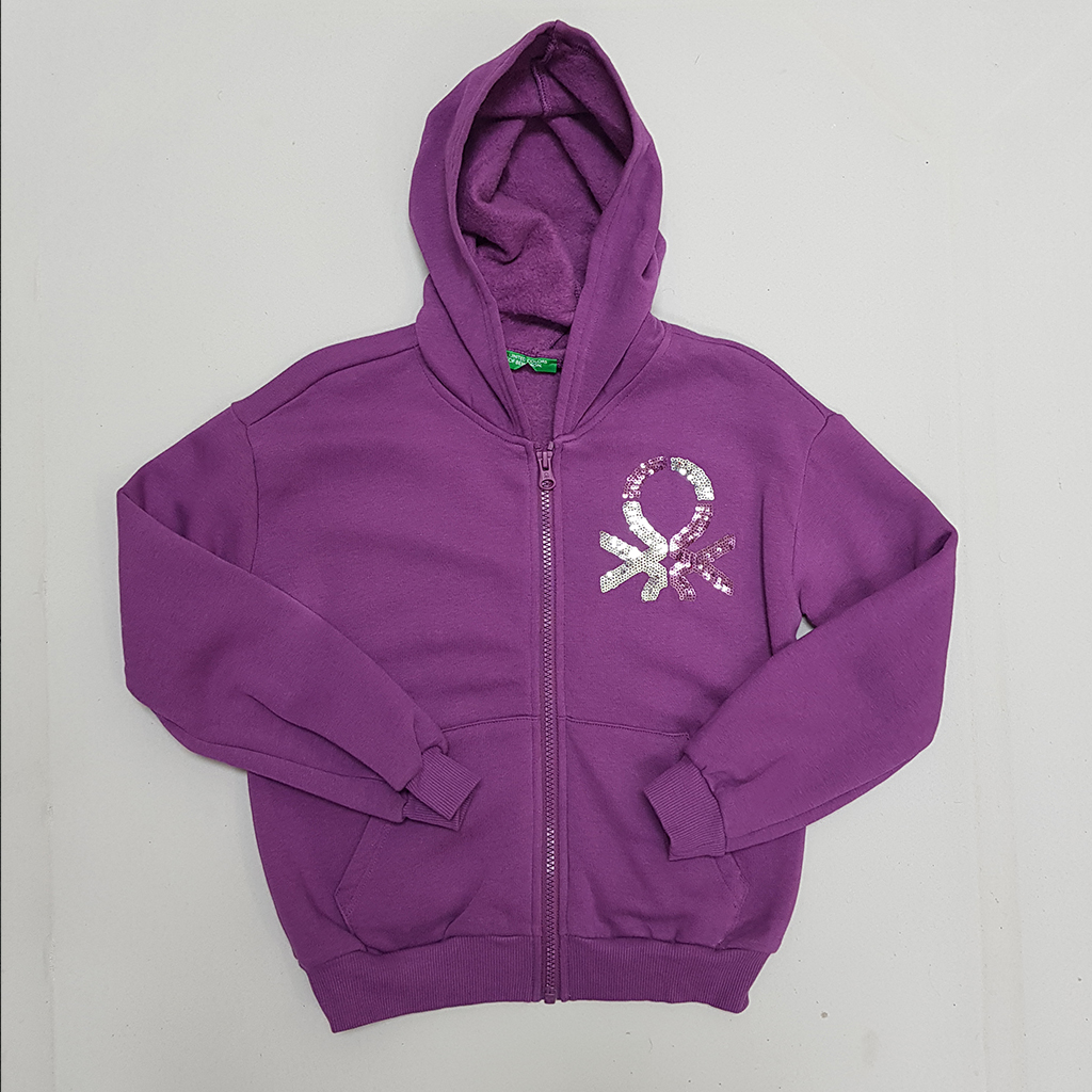 سویشرت دخترانه 30250 سایز 6 تا 14 سال کد 2 مارک United Colors Of Benetton   *