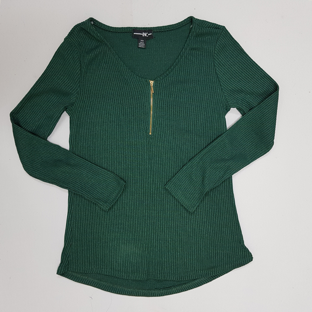 بافت نیم زیپ زنانه 30363 کد 2