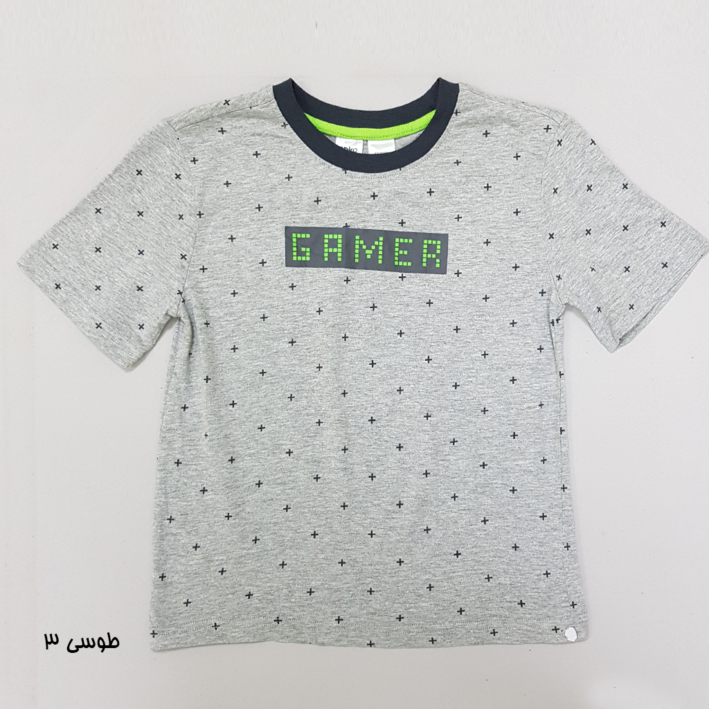 تی شرت پسرانه 35482 سایز 7 تا 12 سال کد 1 مارک anko