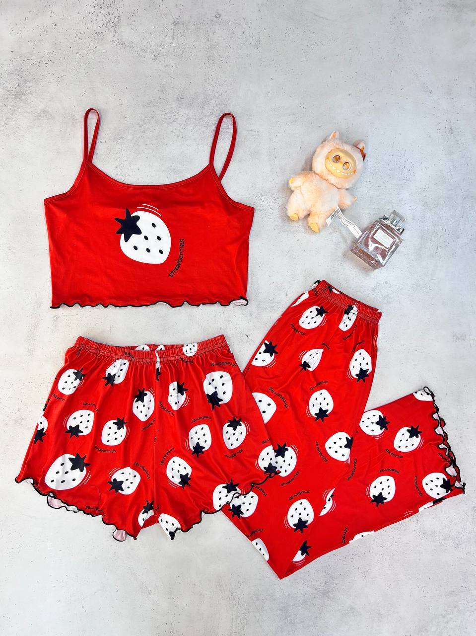 ست سه تیکه کراپی زنانه کد 419168