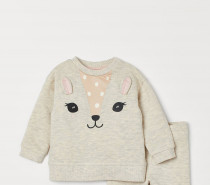 پلیور دخترانه 28460 سایز 4 ماه تا 4 سال کد 8 مارک H&M