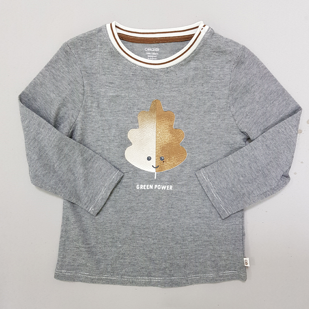 بلوز پسرانه 28460 سایز 12 تا 36 ماه کد 15 مارک Obaibi