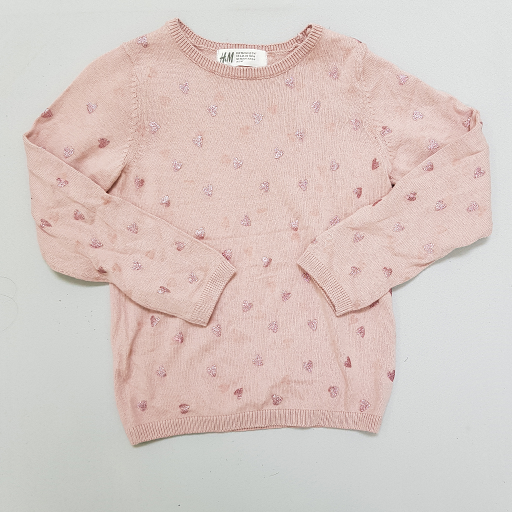 بافت دخترانه 28456 سایز 1.5 تا 10 سال کد 7 مارک H&M