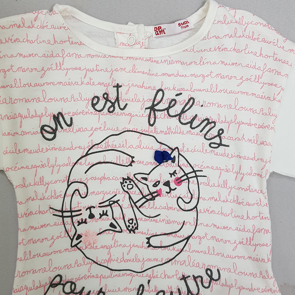 بلوز دخترانه 28460 سایز 3 تا 24 ماه کد 11   *