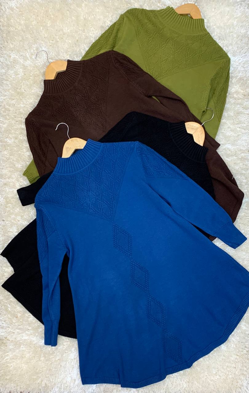 بلوز بافت زنانه کد 419222