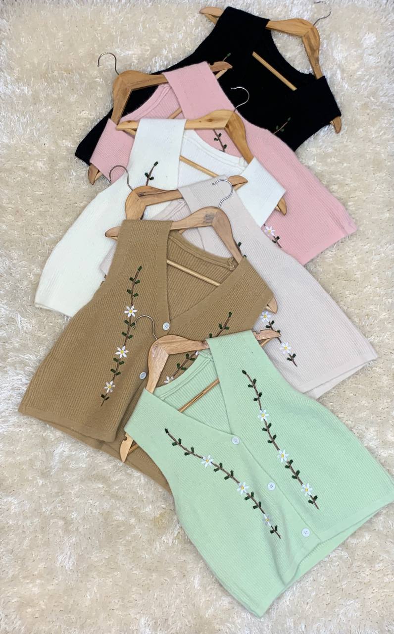 جلیقه بافت زنانه کد 419223