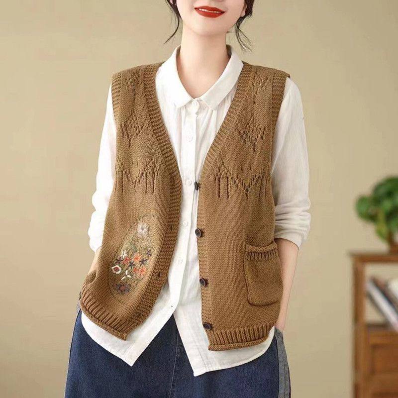 جلیقه بافت زنانه کد 419231