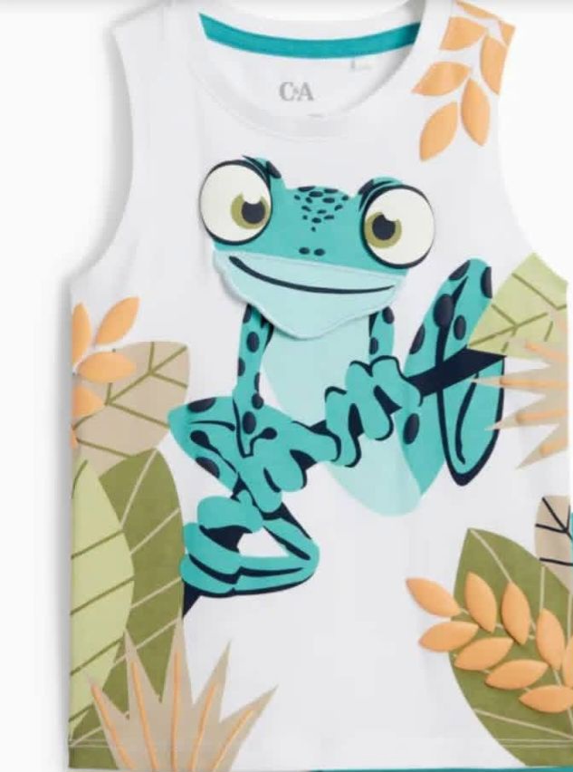 تی شرت حلقه ای 30500 سایز 2 تا 10 سال مارک C&A