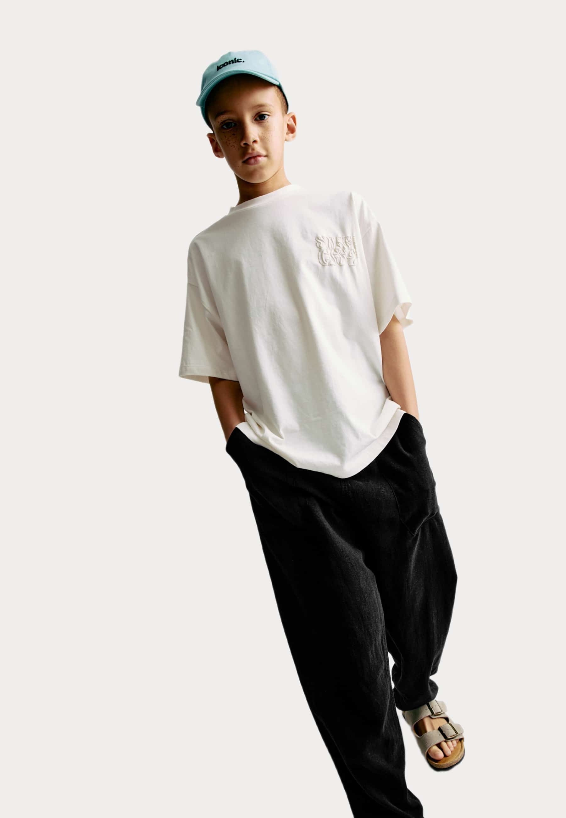 شلوار کتان پسرانه 30432 سایز 6 تا 16 سال مارک M&S