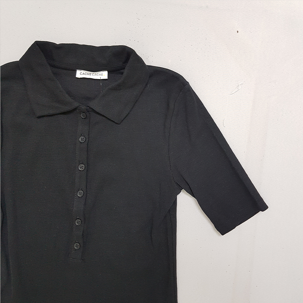 تی شرت یقه دار زنانه 30371 مارک Cache Cache