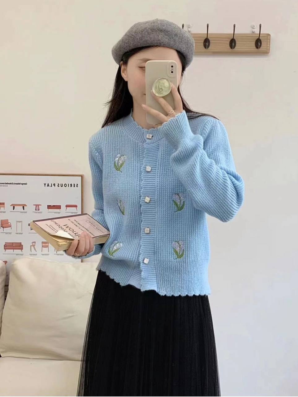 بلوز بافت زنانه کد 419268