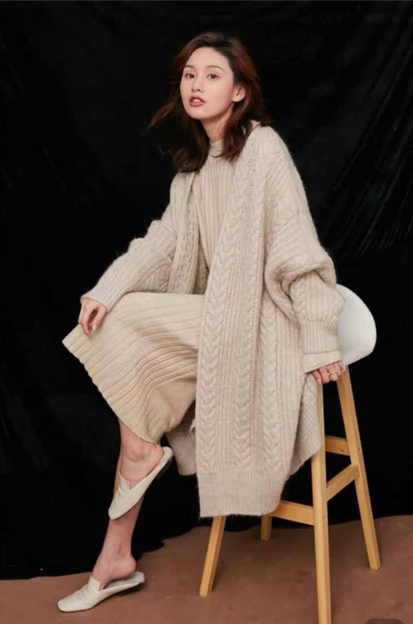 مانتو بافت زنانه کد 419274