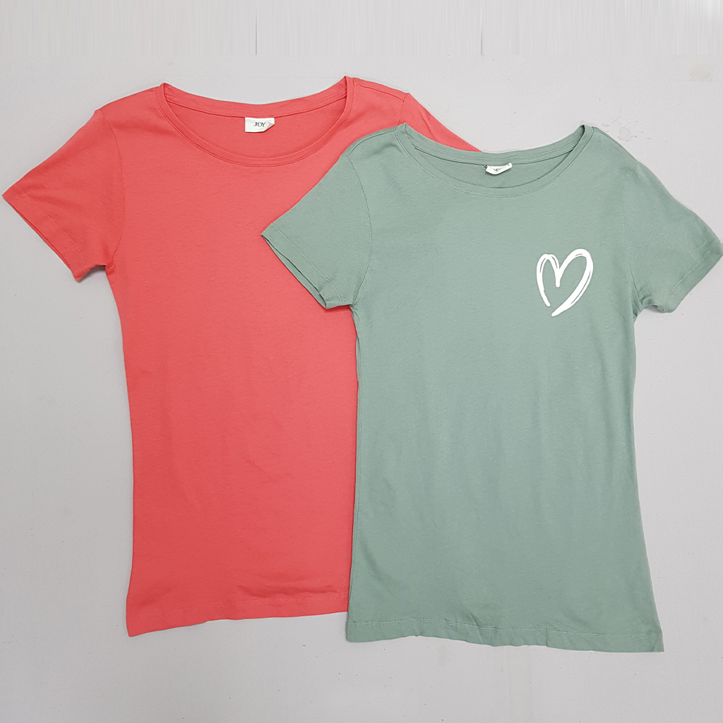 تی شرت زنانه 30395 کد 1 مارک JDY