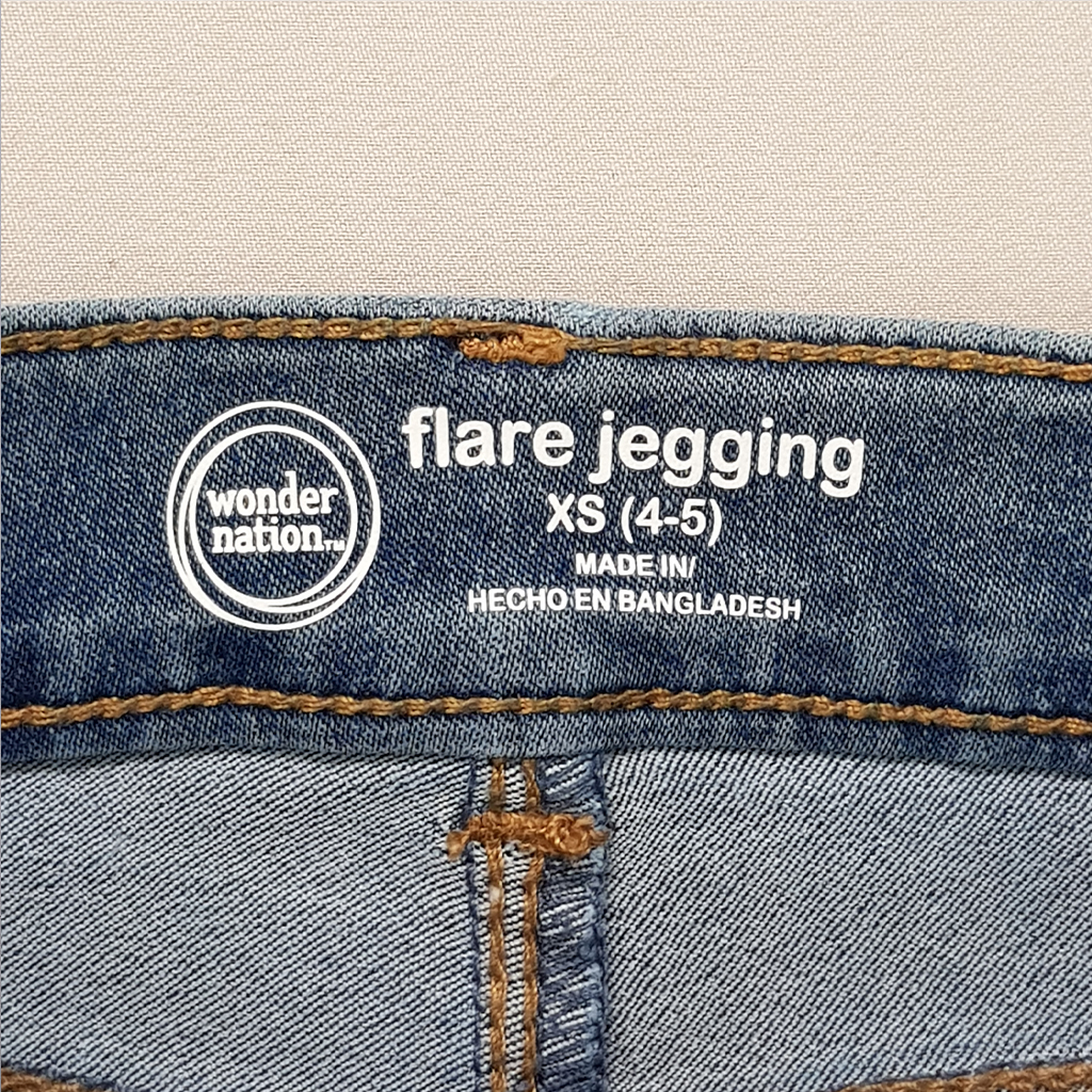 شلوار جینز دخترانه 30621 سایز 4 تا 18 سال مارک Wonder Nation