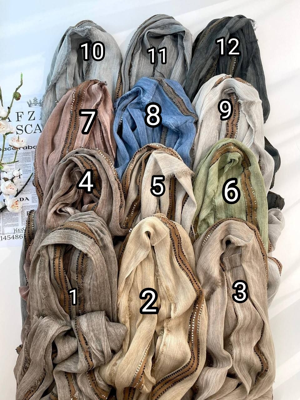 شال چهار فصل دوریش زنانه کد 419284