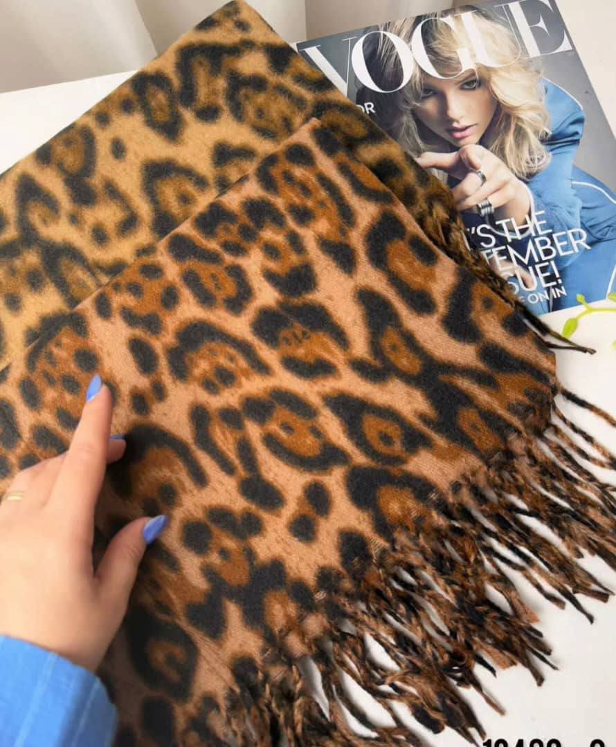 شال موهر پلنگی زنانه کد 419287