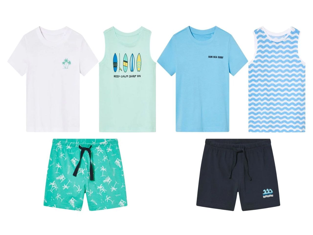 ست سه تکه پسرانه 30636 سایز 3 تا 8 سال مارک LUPILU