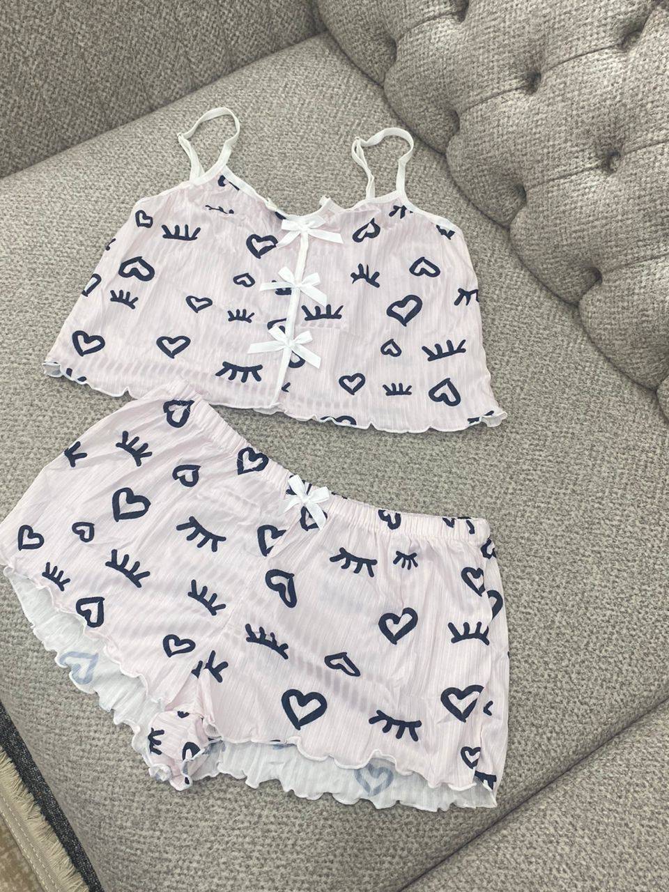 ست تاپ شورتک زنانه کد 419298